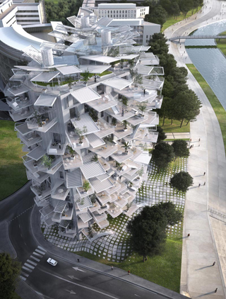 Illustration for article titled This awesome tree building would be perfect if we had flying cars